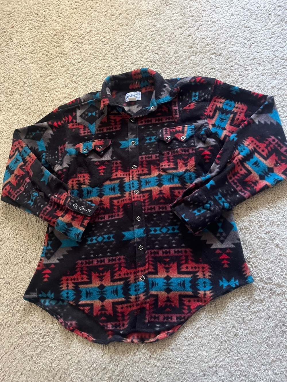 Rockmount Ranch Wear VTG Pearl Snap Fleece Western Jacket